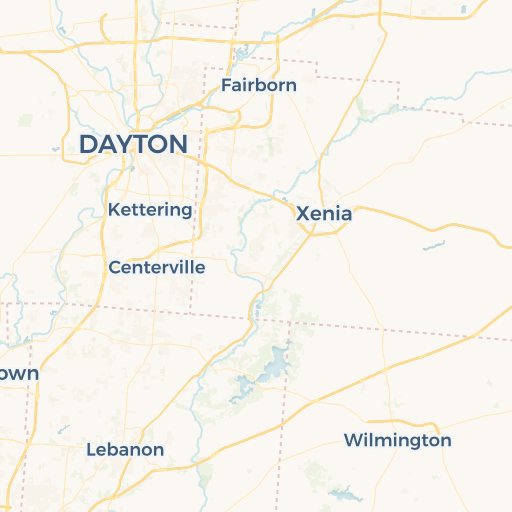 map of Dayton