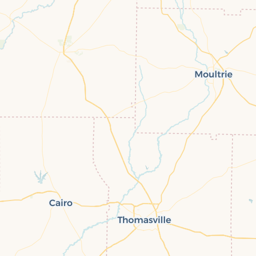 map of Thomasville