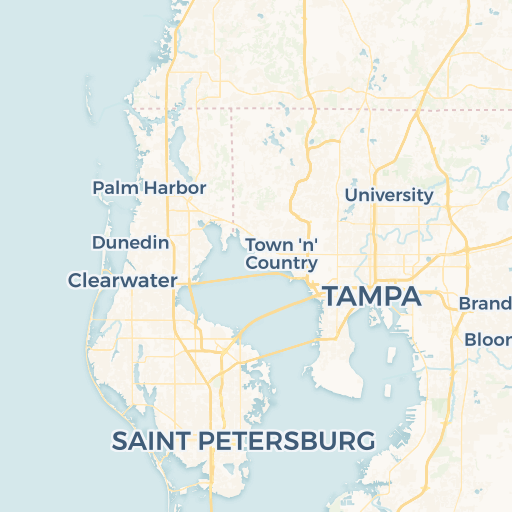 map of Pinellas Park