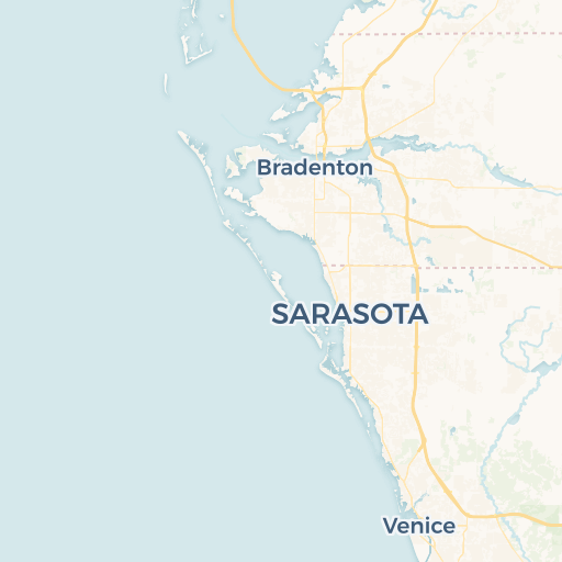 map of Sarasota