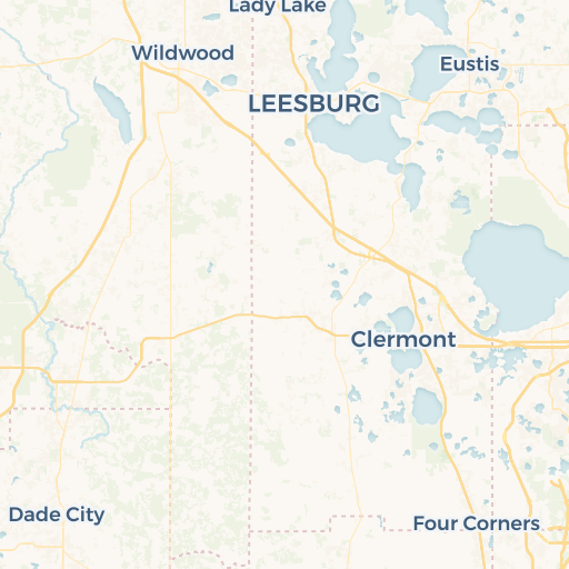 map of Tavares