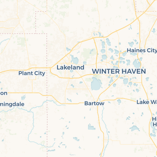map of Lakeland