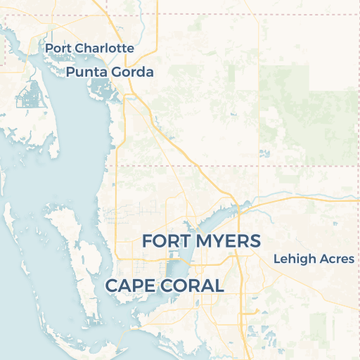 map of Cape Coral