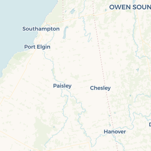 map of Port Elgin