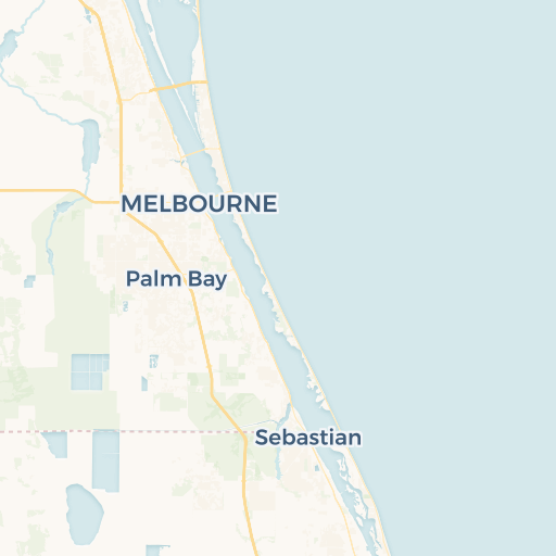map of Satellite Beach
