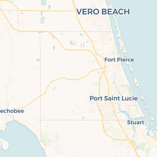 map of Port Saint Lucie