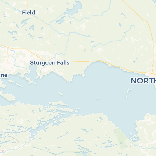 map of North Bay