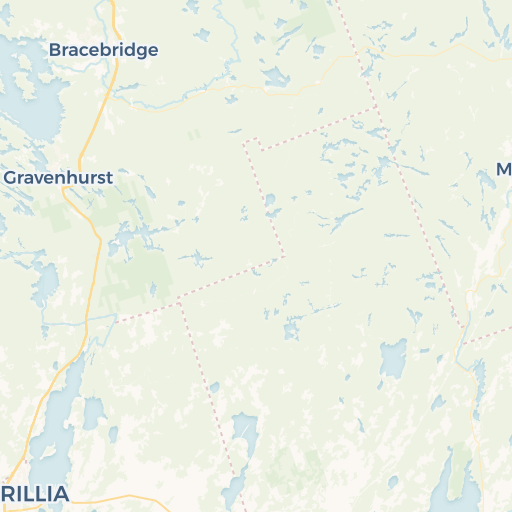 map of Orillia