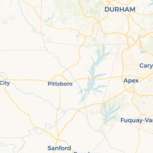 map of Carrboro