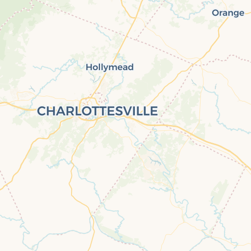map of Charlottesville