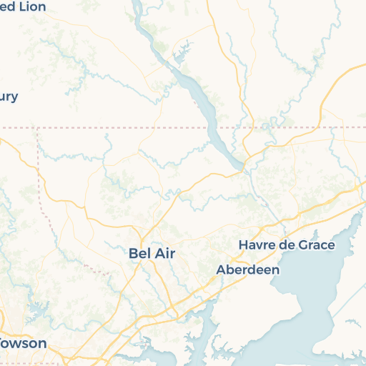 map of Red Lion