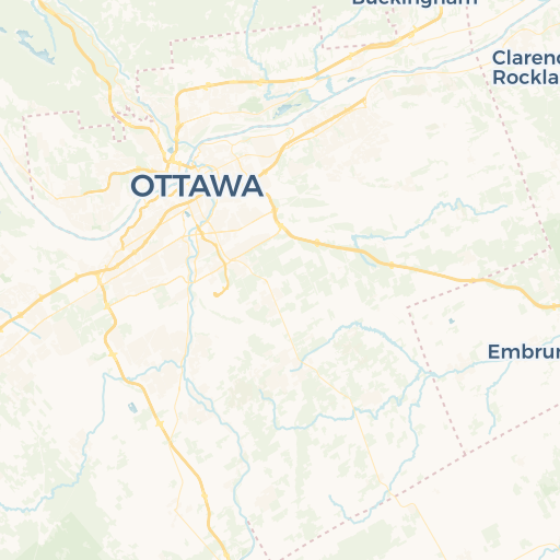 map of Gatineau