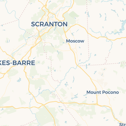 map of Wilkes-Barre