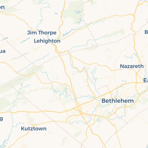 map of Kutztown