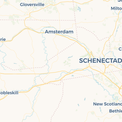 map of Schenectady
