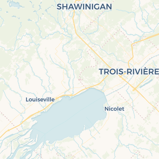 map of Trois-Rivières