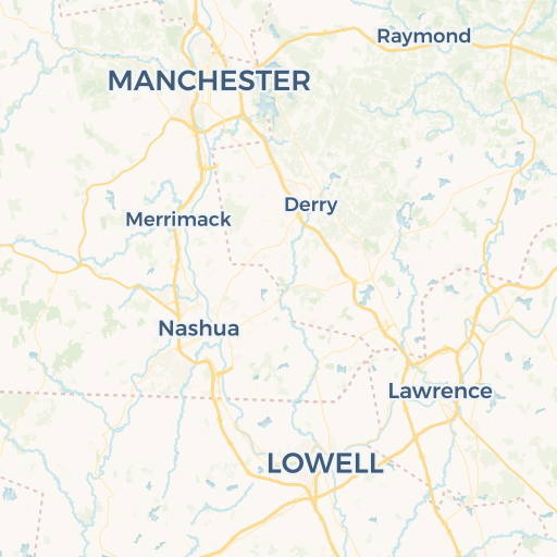 map of Nashua