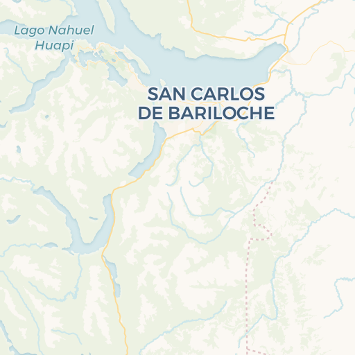 map of San Carlos De Bariloche