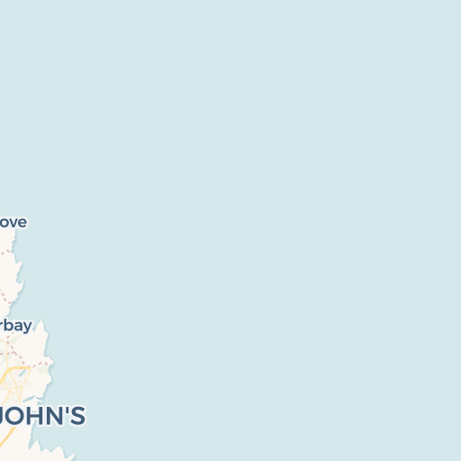 map of St. John's