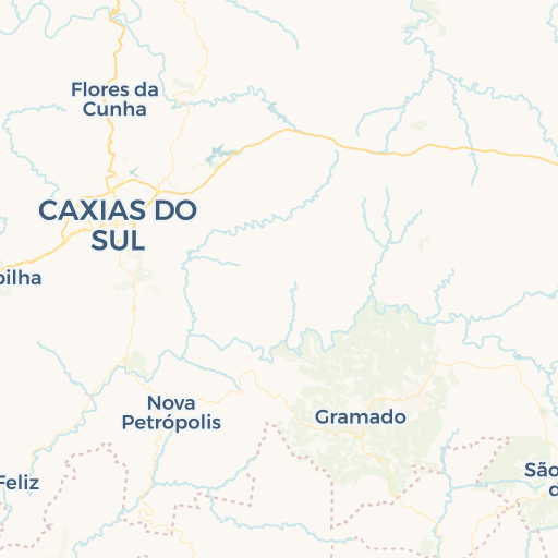 map of Caxias Do Sul