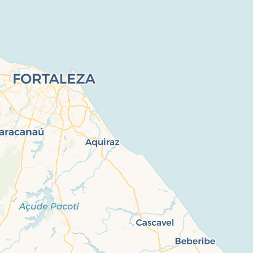 map of Fortaleza