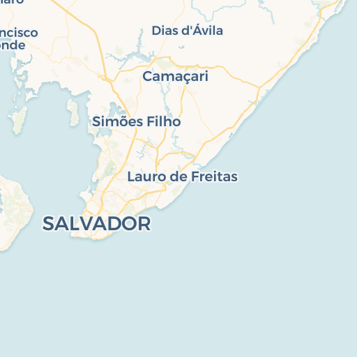 map of Salvador