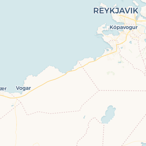 map of Hafnarfjordur