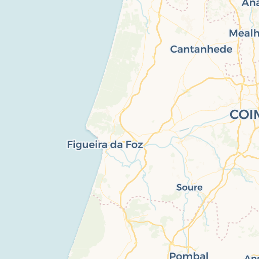 map of Coimbra