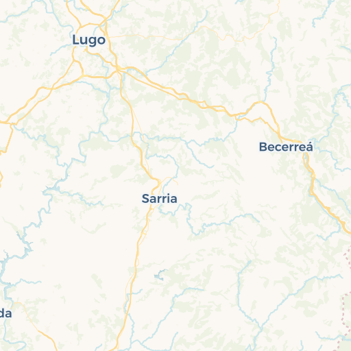 map of Lugo