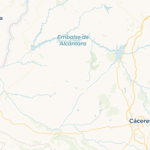 map of Cáceres