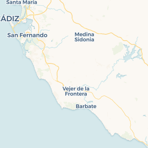 map of Cádiz