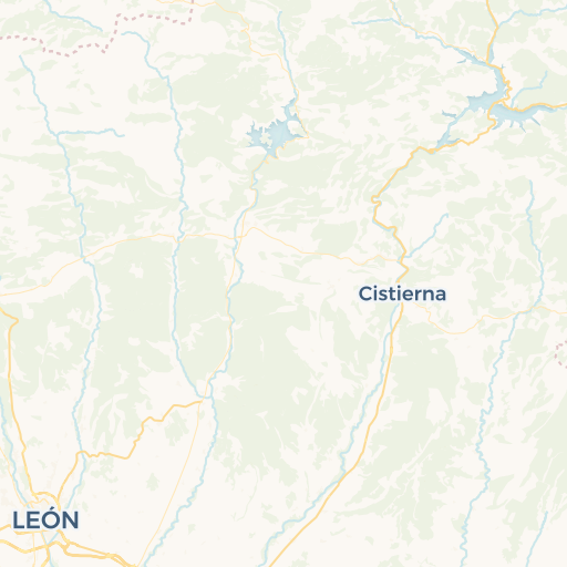 map of León