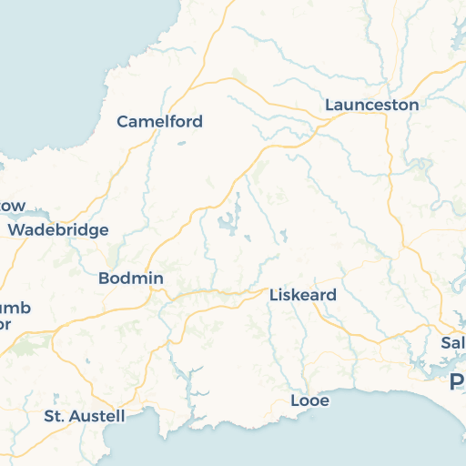 map of Bodmin