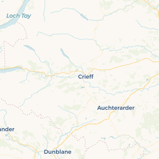 map of Callander