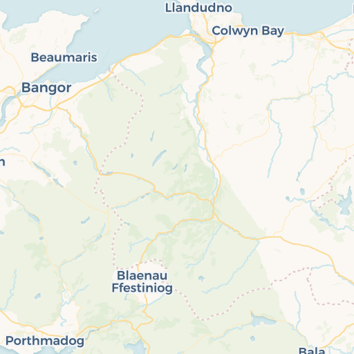 map of Porthmadog