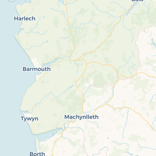 map of Machynlleth