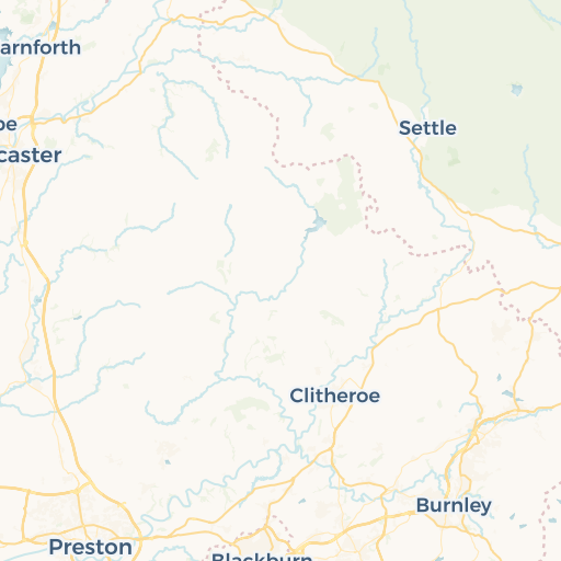 map of Burnley