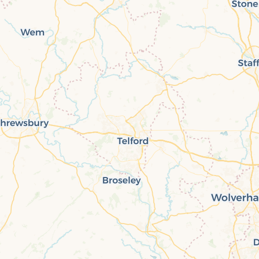 map of Shrewsbury