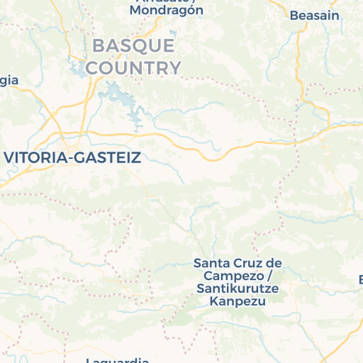 map of Gasteiz