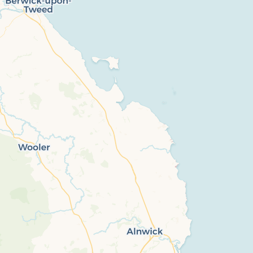 map of Alnwick