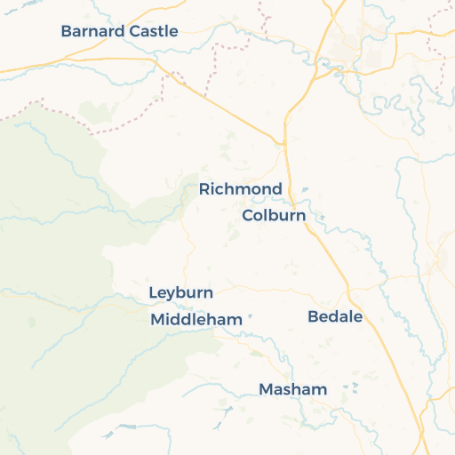 map of Northallerton
