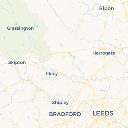 map of Harrogate