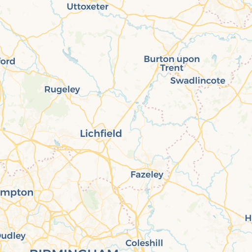 map of Burton-on-Trent