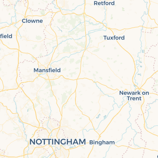 map of Mansfield