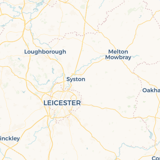 map of Leicester