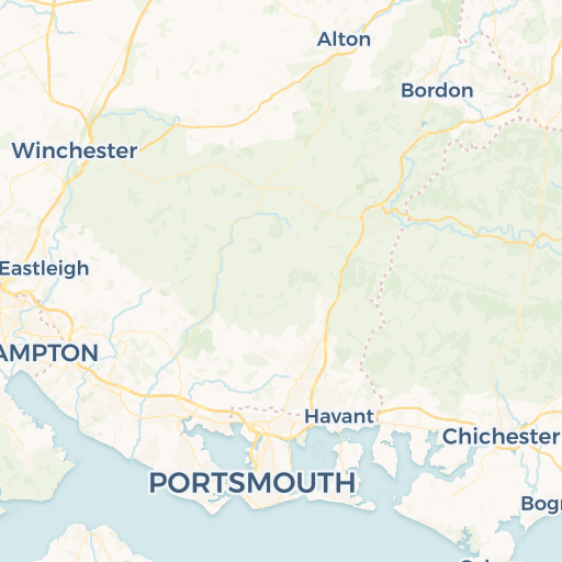 map of Bordon