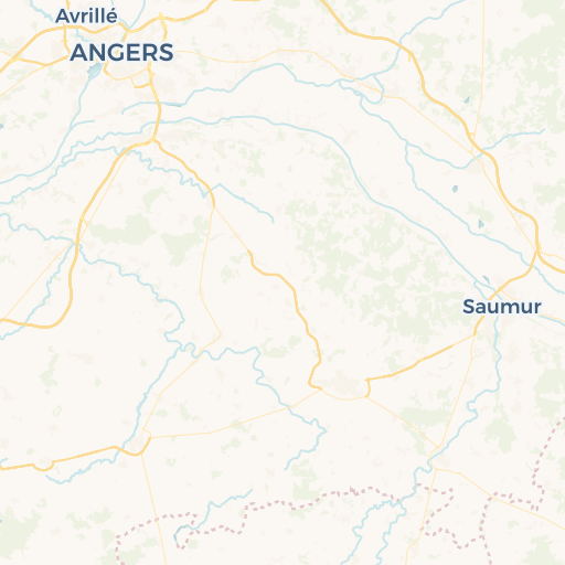 map of Angers