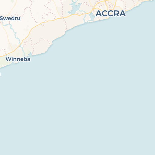 map of Accra