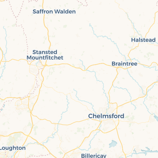 map of Chelmsford