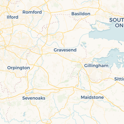 map of Gillingham